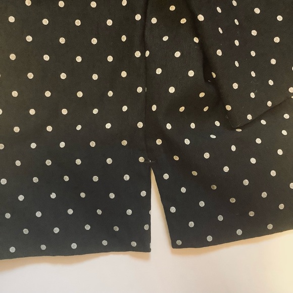 NORTHERN REFLECTIONS WOMENS BLACK & WHITE POLKA DOT CAPRI PANTS/ Size XL - Picture 5 of 9